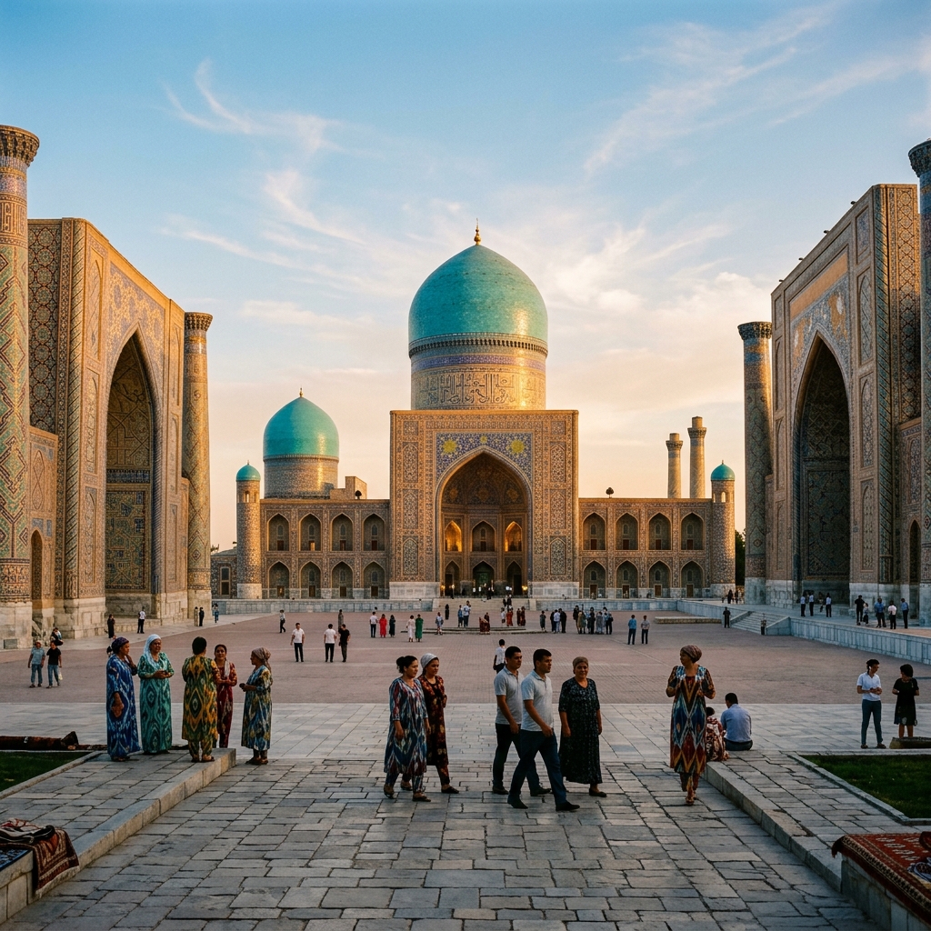 Visual representation of Central Asian Heartland itinerary stop
