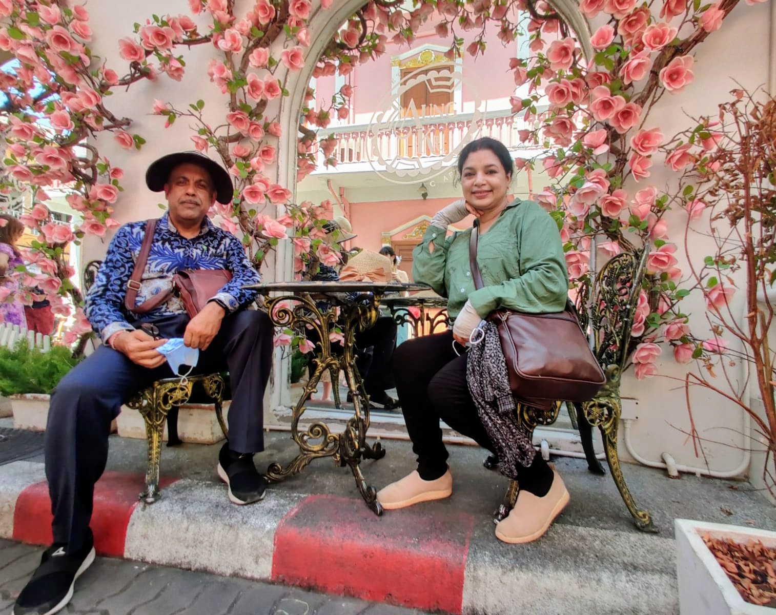 Portrait of two travelers, showcasing wanderlust and journey reflections for Wanderers at 50