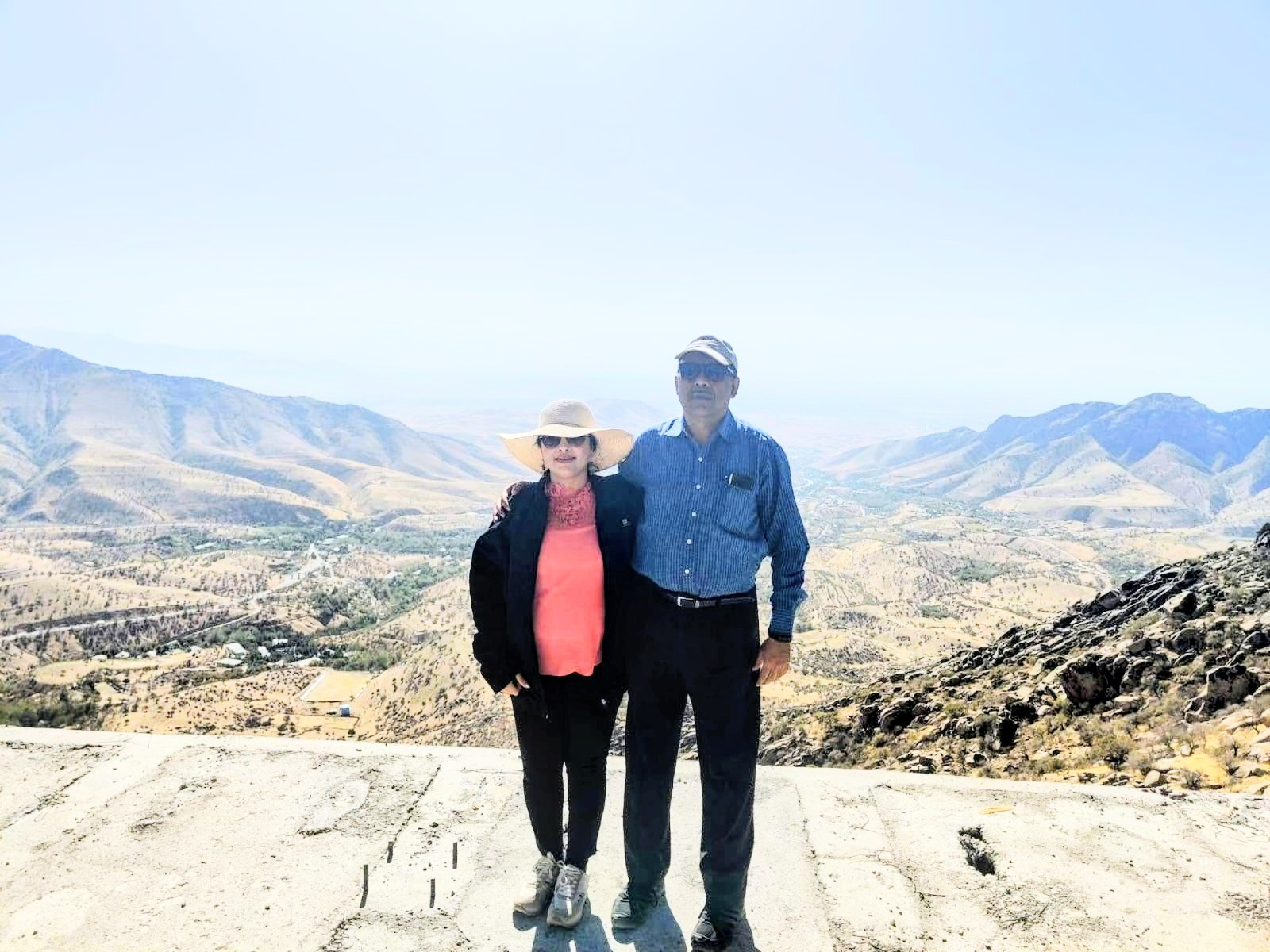Unusual weather-beaten rock formations on Shaitan Zhiga plateau