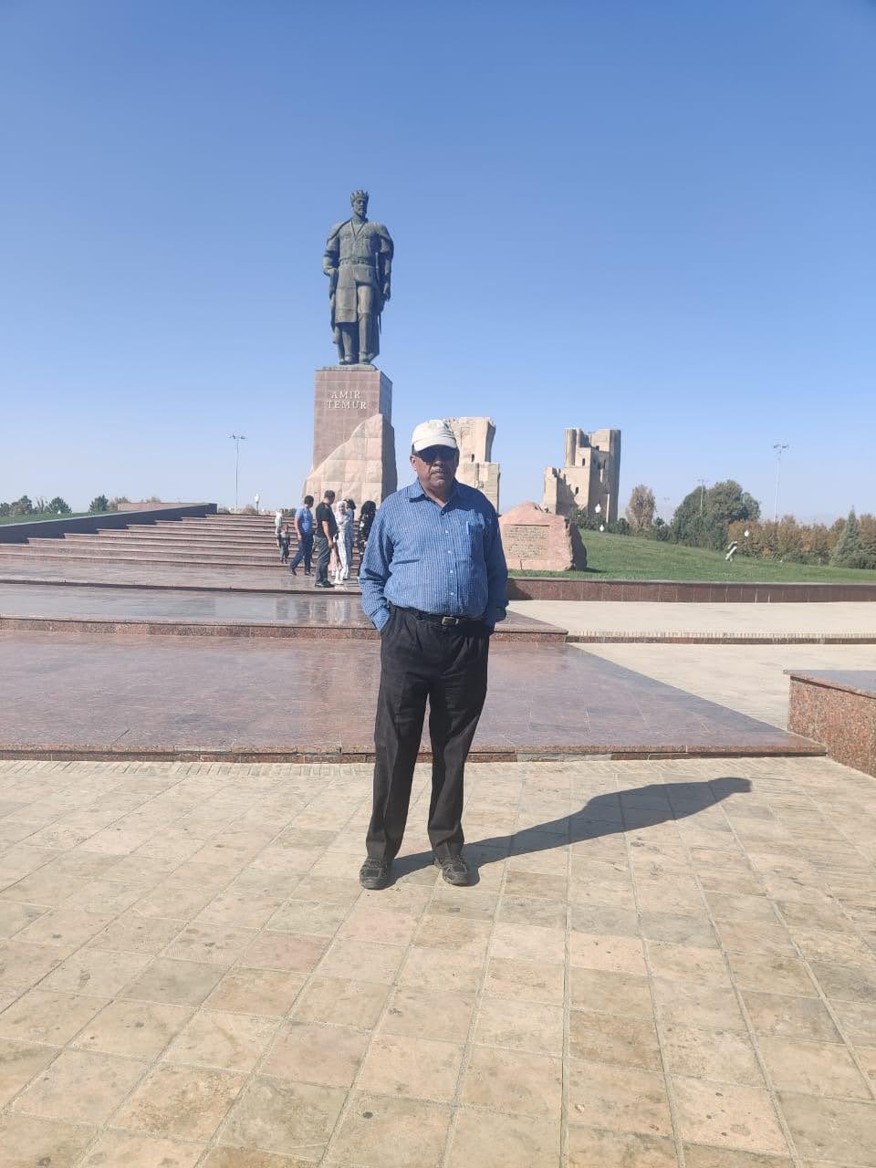 The historical structures and green gardens of Shakhrisabz, Uzbekistan