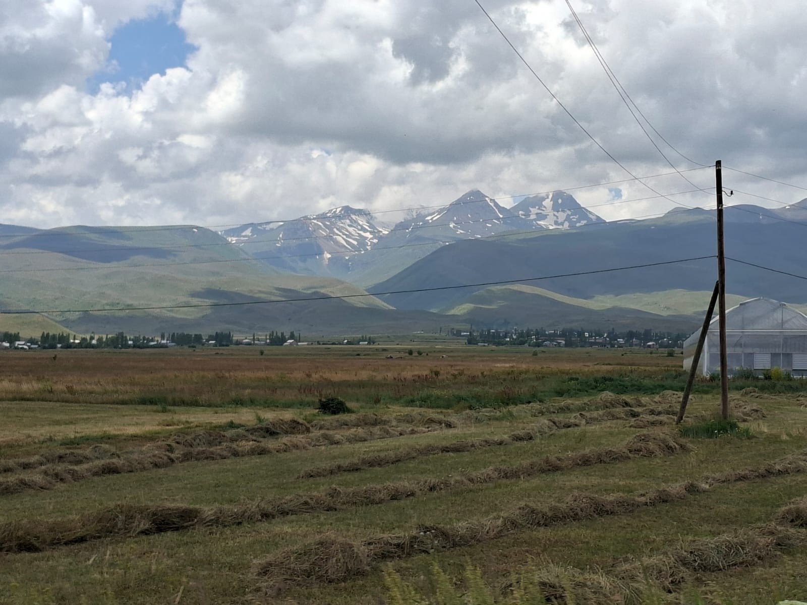 Scenic view of the green valleys and mist-covered mountains of Vanadzor, Armenia