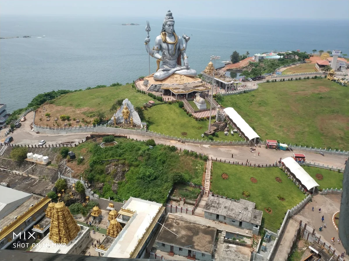 Coastal view from Murudeshwar temple
