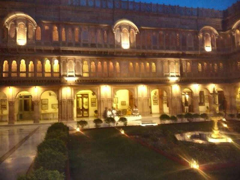 Suryagarh Night Facade
